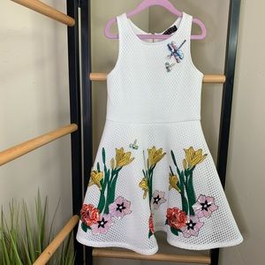 Girls size 8 skater style dress